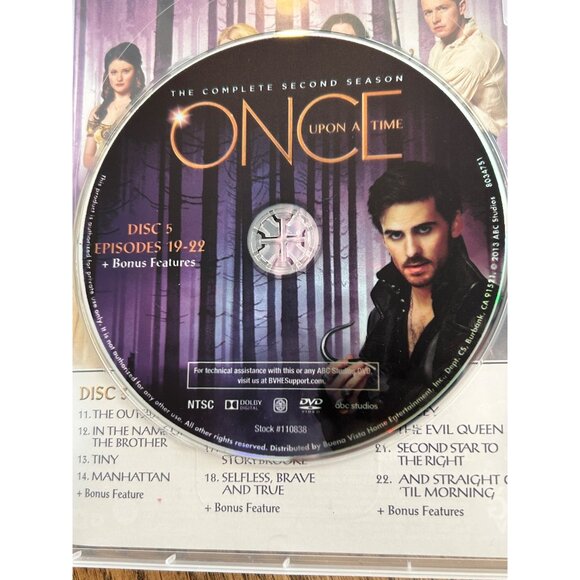 Once Upon A Time The Complete Second Season 2013 DVD Drama Fantasy Pre-Owned - Picture 5 of 10